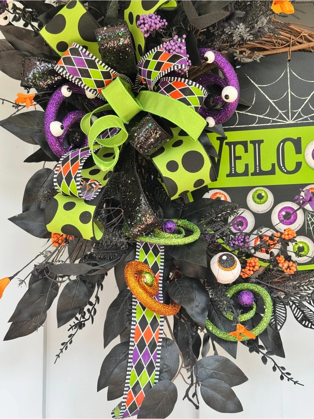 Eye See You” Spooky Welcome Wreath